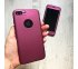 360° kryt Mate silikónový iPhone 7 Plus/8 Plus - fialový